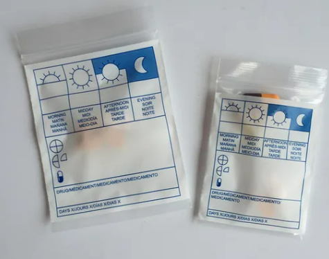 포장 플라스틱 의약품 지퍼락 가방 LDPE